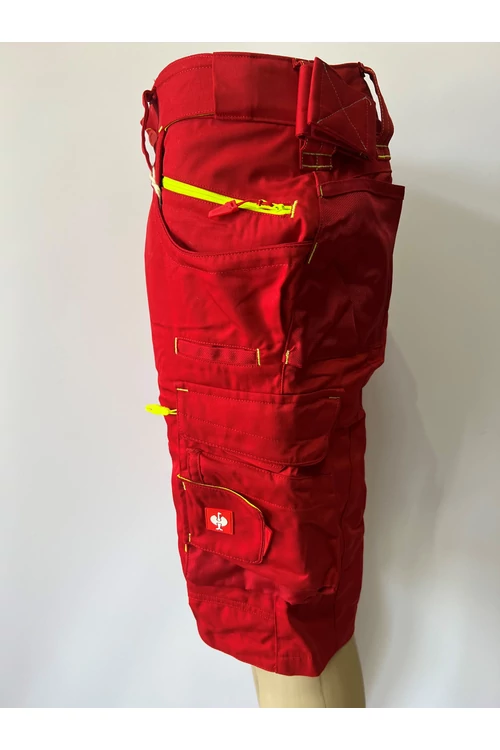 Pantalón corto Engelbert Strauss Motion 2020 - rojo-limón