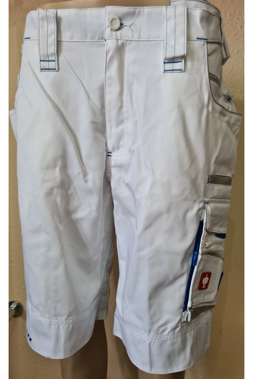 Pantalón corto Engelbert Strauss Motion 2020 - blanco-azul