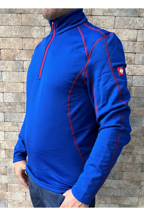 Engelbert Strauss Jersey Thermo azul-rojo