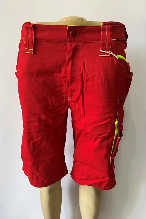 Pantalón corto Engelbert Strauss Motion 2020 - rojo-limón